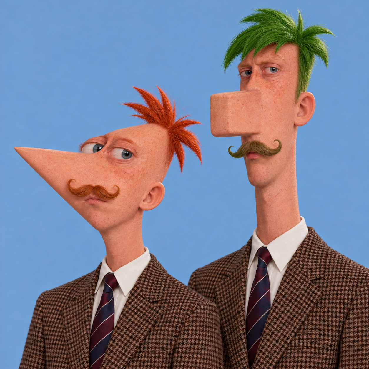 Jean Phineas and Ferb Phil, the two JPFP characters